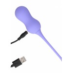 Silicone Remote Controlled Vibrating Egg Stimulator - Purple | Remote Controlled Toys