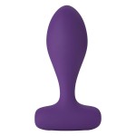 FemmeFunn Plua Remote Controlled Silicone Vibrating Butt Plug - Purple | Remote Controlled Toys