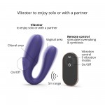 Match Up Premium Silicone Remote Controlled Couples Vibrator - Blue | Remote Controlled Toys