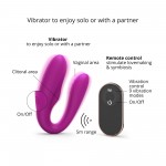 Match Up Premium Silicone Remote Controlled Couples Vibrator - Pink | Remote Controlled Toys