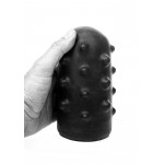 Bumpy Ribbed Hand Stroker - Black | Masturbators