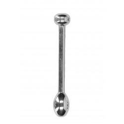 Metal Urethral Sound Plug 8 mm - Silver | Cock and Ball Torture