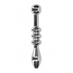 Μεταλλικό Sound Ουρήθρας Metal Penis Plug with Ribs 10 mm - Ασημί | Βασανισμός Πέους & Όρχεων - CBT