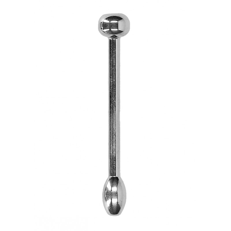 Metal Penis Sounding Plug 6 mm - Silver | Cock and Ball Torture