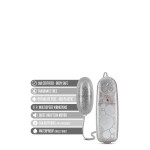B Yours Glitter Power Bullet Vibrator - Silver | Bullet Vibrators