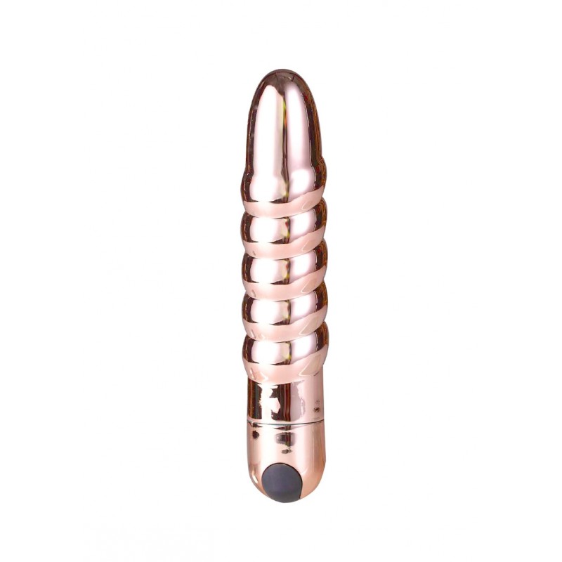 Bullet Δονητής με Ραβδώσεις Lola Ribbed Bullet Vibrator - Χρυσός | Bullet Δονητές