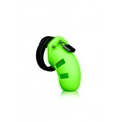 Model 20 Glow In The Dark Chastity Cage - Green | Chastity Devices