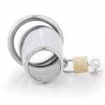 Bucket Chastity Cage 9 x 4 cm - Silver | Chastity Devices