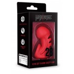 ManCage 28 Ultra Soft Silicone Cock Cage - Red | Chastity Devices