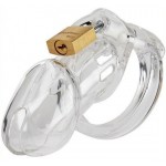Κλουβί Πέους με Λουκέτο Transparent Chastity Cage with Lock - Διάφανο | Chastity Devices - Ζώνες Αγνότητας