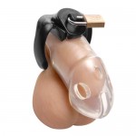 Rikers Locking Chastity Device - Transparent | Chastity Devices