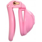 Metal Labia Medium Chastity Cage - Pink | Chastity Devices