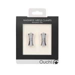 Balance Pin Magnetic Nipple Clamps - Silver | Nipple Clamps