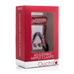 Ρυθμιζόμενοι Σφιγκτήρες Θηλών Adjustable Nipple Clamps - Κόκκινο | Clips Θηλών