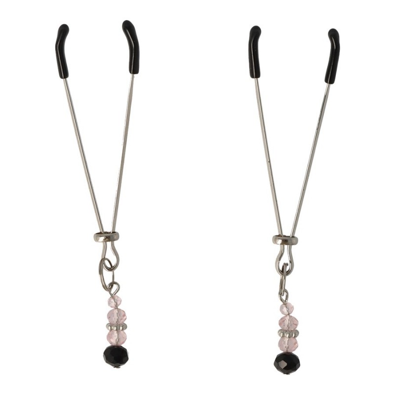 Jewel Nipple Clamps No. 16 - Silver | Nipple Clamps