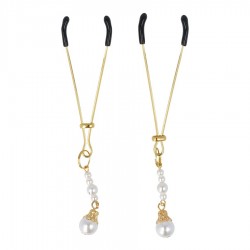 Jewel Nipple Clamps No. 2 - Gold | Nipple Clamps