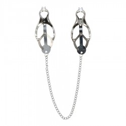 Nipple Clamps with Chanin No. 9 - Silver | Nipple Clamps