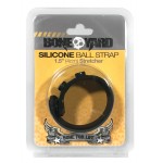 Ρυθμιζόμενο Δαχτυλίδι Πέους Ball Strap - Μαύρο | Δαχτυλίδια Πέους