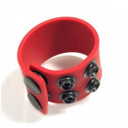 Ρυθμιζόμενο Δαχτυλίδι Πέους Ball Strap - Κόκκινο | Δαχτυλίδια Πέους