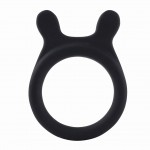 Δαχτυλίδι Πέους Σιλικόνης Be A Prince Silicone Vibrating Cock Ring - Μαύρο | Δαχτυλίδια Πέους