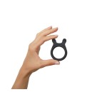 Δαχτυλίδι Πέους Σιλικόνης Be A Prince Silicone Vibrating Cock Ring - Μαύρο | Δαχτυλίδια Πέους
