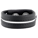Δερμάτινο Δαχτυλίδι Πέους με Κούμπωμα Adjustable Leather Cock Ring - Μαύρο | Δαχτυλίδια Πέους