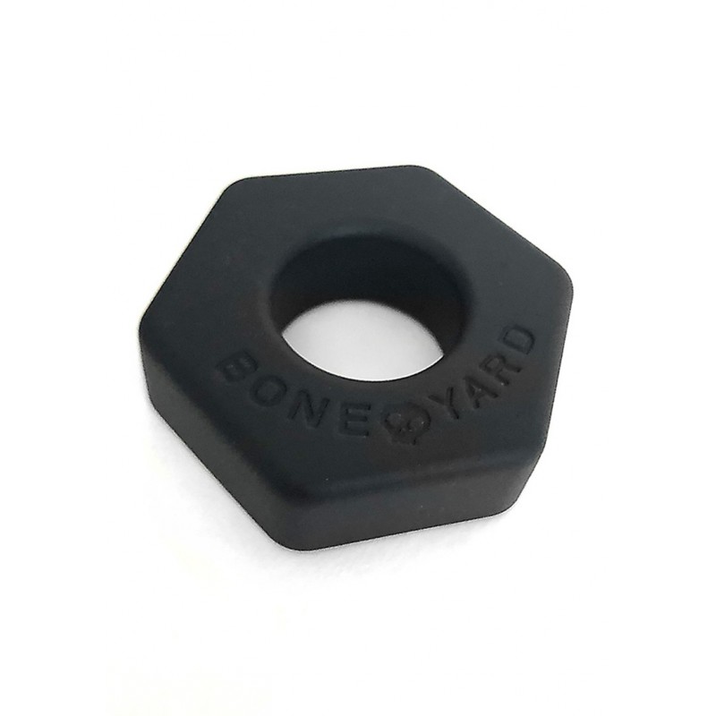 Bust A Nut Silicone Thick Cock Ring - Black | Cock Rings