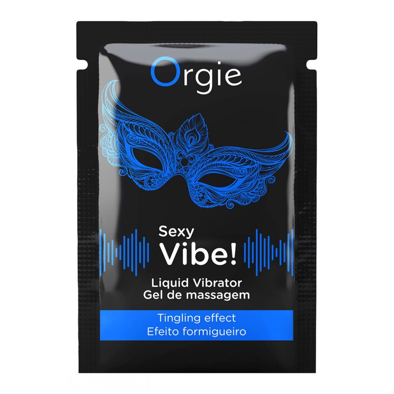 Διεγερτικό Τζελ Υγρός Δονητής Orgie Sexy Vibe Liquid Vibrator Stimulating Gel - 2 ml | Διεγερτικά για Άνδρες