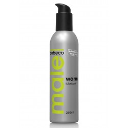 Θερμαντικό Λιπαντικό Νερού Cobeco Male Warm Water Based Lubricant - 250 ml | Διεγερτικά Λιπαντικά