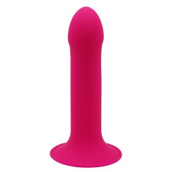 Hitsens 2 Dual Density Flexible Silicone Dildo with Suction Cup - Pink | Classic Dildos