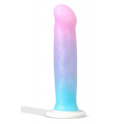 Blush Avant D17 Lucky Premium Silicone DIldo with Suction Cup - Multicolour | Strap On Dildos