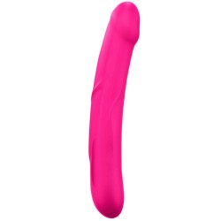 Real Sensation Large Double Silicone Realistic Dildo - Pink | Double Dildos