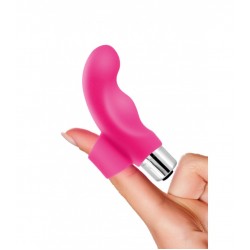 Δονητής Δαχτύλου Σιλικόνης Finger Ecstacy Silicone Finger Vibrator - Ροζ