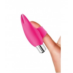 Δονητής Δαχτύλου Σιλικόνης Joy Rechargeable Silicone Finger Vibrator - Ροζ