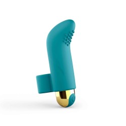 Touch Me Silicone Finger Vibrator - Green