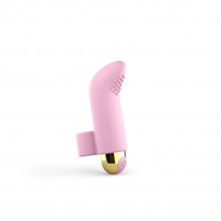 Touch Me Silicone Finger Vibrator - Pink