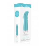 Loveline Liora Multispeed Curved Tip Vibrator - Blue | G-Spot Vibrators