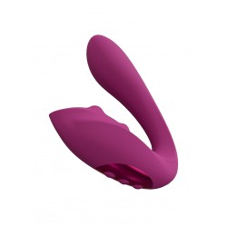 Yuki Dual Motor Silicone G-Spot Vibrator with Clitoral Stimulation - Pink | G-Spot Vibrators