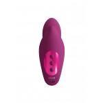 Yuki Dual Motor Silicone G-Spot Vibrator with Clitoral Stimulation - Pink | G-Spot Vibrators