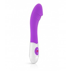 Aela Silicone G-Spot Curved Vibrator - Purple | G-Spot Vibrators