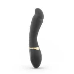 Tender Spot Flexible Silicone G-Spot Vibrator - Black | G-Spot Vibrators