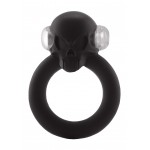 Δαχτυλίδι Πέους με Δόνηση & Σχήμα Νεκροκεφαλή Shadow Skull Vibrating Cock Ring - Μαύρο | Δονούμενα Δαχτυλίδια Πέους