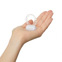 Pocket Vibe Vibrating Cock Ring - White