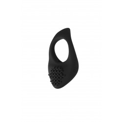 Pure Passion Moonshine Silicone Vibrating Cock Ring - Black | Vibrating Cock Rings