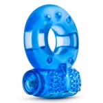 Δονούμενο Δαχτυλίδι Πέους Stay Hard Reusable Vibrating Cock Ring - Μπλε | Δονούμενα Δαχτυλίδια Πέους