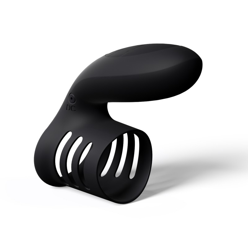 Δονούμενο Δαχτυλίδι Πέους We Ring Silicone Vibrating Cock Ring - Μαύρο | Δονούμενα Δαχτυλίδια Πέους
