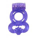 Treadle Double Cock Ring - Purple | Vibrating Cock Rings
