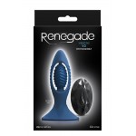 Renegade V2 Remote Controlled Vibrating Anal Plug - Blue | Vibrating Butt Plugs