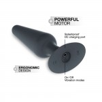 Δονούμενη Πρωκτική Σφήνα Σιλικόνης Best Vibe Plug Medium Vibrating Silicone Butt Plug - Μαύρη | Δονούμενες Πρωκτικές Σφήνες