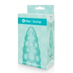 Πρωκτική Σφήνα με Δόνηση & Κουκκίδες B-Vibe Bump Textured & Vibrating Butt Plug - Πράσινη | Δονούμενες Πρωκτικές Σφήνες